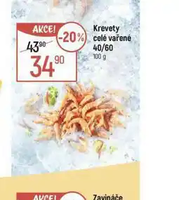 Globus Krevety celé vařené nabídka
