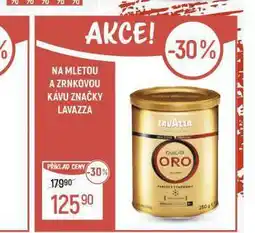 Globus Lavazza káva nabídka