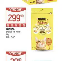 Globus Friskies granule pro kočky nabídka