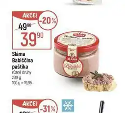 Globus Sláma babiččina paštika nabídka