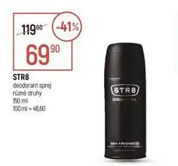 Globus Str8 deodorant nabídka