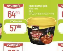 Globus Hamé hotová jídla nabídka