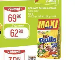 Globus Bonavita dětské cereálie nabídka