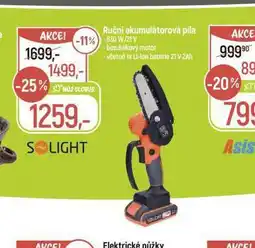 Globus Ruční akumulátorová pila nabídka