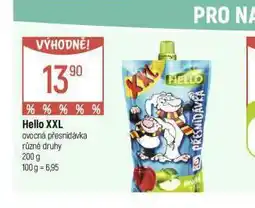 Globus Hello xxl ovocná přesnídávka nabídka