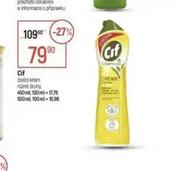 Globus Cif čistící krém nabídka