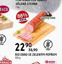 Terno Rio ebro se zeleným pepřem nabídka