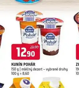 Terno Kunín pohár nabídka