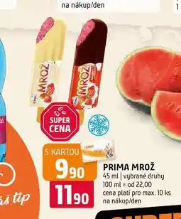 Terno Mrož zmrzlina nabídka