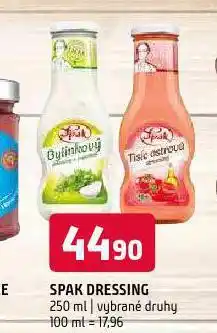 Terno Spak dressing nabídka