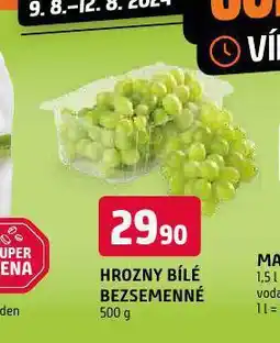 Terno Hrozny bílé bezsemenné nabídka