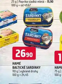 Terno Hamé baltické sardinky nabídka