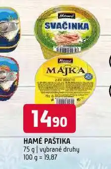 Terno Hamé paštika nabídka