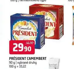 Terno Président camembert nabídka