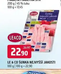 Terno Šunka nejvyšší jakosti nabídka