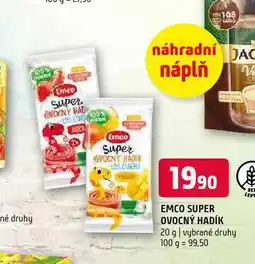 Terno Emco super ovocný hadík nabídka