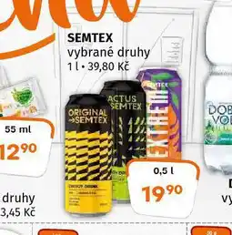 Terno Semtex energy drink nabídka