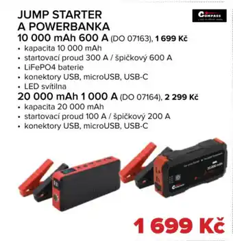 Auto Kelly JUMP STARTER A POWERBANKA nabídka