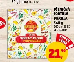 Penny Market Pšeničná tortilla mexilla nabídka