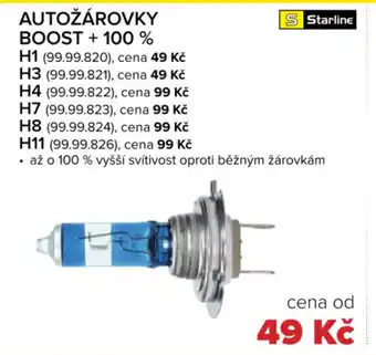 Auto Kelly AUTOŽÁROVKY BOOST + 100% nabídka