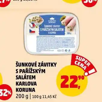 Penny Market Šunkové závitky s pařížským salátem nabídka