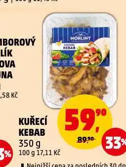 Penny Market Kuřecí kebab nabídka