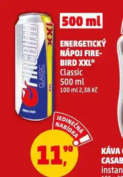 Penny Market Fire bird energetický nápoj nabídka