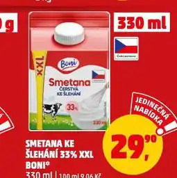 Penny Market Smetana ke šlehání nabídka
