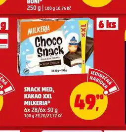 Penny Market Milkeria snack nabídka