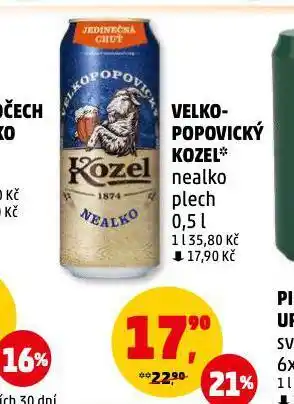 Penny Market Pivo velkopopovický kozel nealko nabídka