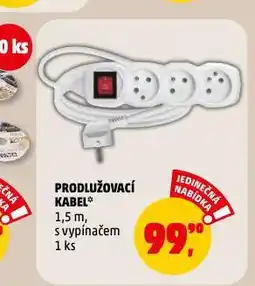 Penny Market Prodlužovací kabel nabídka
