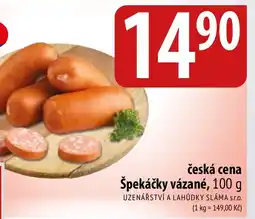 Bala česká cena Špekáčky vázané nabídka