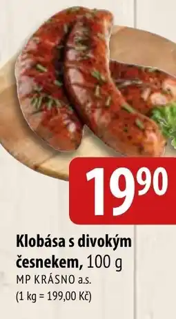 Bala Klobása s divokým česnekem, 100 g nabídka