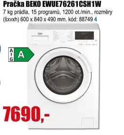 EVA Pračka BEKO EWUE76261CSH1W nabídka