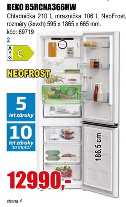 EVA BEKO B5RCNA366HW nabídka