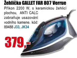 EVA Žehlička GALLET FAR 807 Verrue nabídka