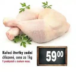 Qanto Kuřecí čtvrtky zadní nabídka