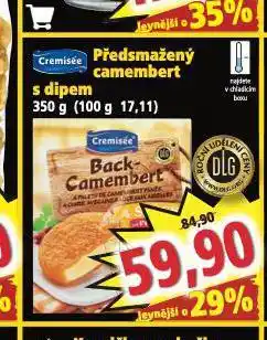 Norma Předsmažený camembert s dipem nabídka