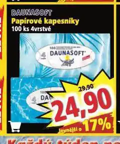 Norma Daunasoft papírové kapesníky nabídka