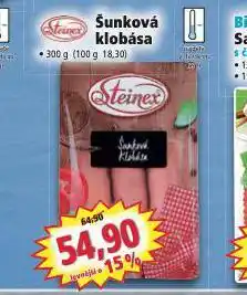 Norma Šunková klobása nabídka