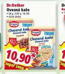 Norma Dr. oetker ovesná kaše nabídka