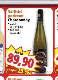 Norma Valtické podzemí chardonnay nabídka