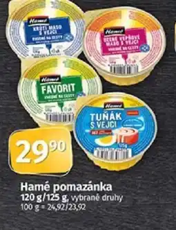 COOP TIP Hamé pomazánka 120 g/125 g nabídka
