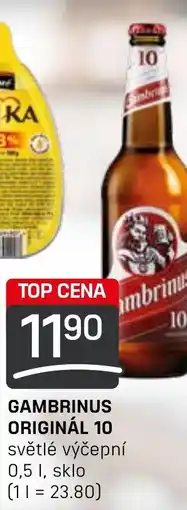 Flop GAMBRINUS ORIGINÁL 10 nabídka