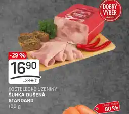 Flop KOSTELECKÉ UZENINY ŠUNKA DUŠENÁ STANDARD nabídka
