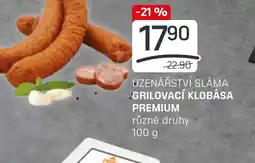 Flop UZENÁŘSTVÍ SLÁMA GRILOVACÍ KLOBÁSA PREMIUM nabídka