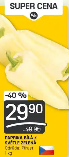Flop PAPRIKA BÍLÁ / SVĚTLE ZELENÁ nabídka