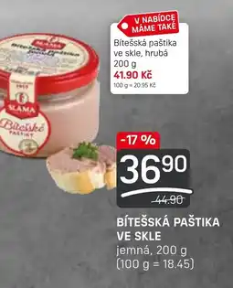 Flop BÍTEŠSKÁ PAŠTIKA VE SKLE nabídka