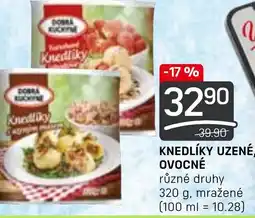 Flop KNEDLÍKY UZENÉ, OVOCNÉ nabídka