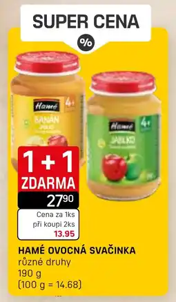 Flop HAMÉ OVOCNÁ SVAČINKA nabídka